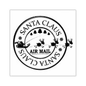 Santa Claus Air Mail Rubberstempel (Afrduk)