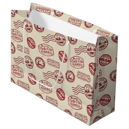 Santa Claus Airmail Holiday Groot Cadeauzakje