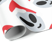 santa claus alien emoji cadeaupapier (Rol Hoek)