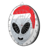 santa claus alien emoji dartbord (Voorkant Rechts)