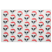 santa claus alien emoji fabric stof (Fat Quarter)