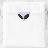 santa claus alien emoji hart sticker (Tas)