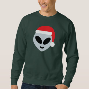 santa claus alien emoji trui