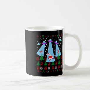 Santa Claus Alien Invasion Xmas Space UFO Lelijke Koffiemok
