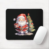 Santa Claus And Christmas Tree  Muismat (Met muis)