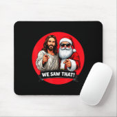 Santa Claus And Jesus Christ I Saw That Funny Chri Muismat (Met muis)