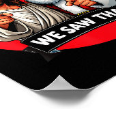 Santa Claus And Jesus Christ I Saw That Funny Chri Poster (Hoek)