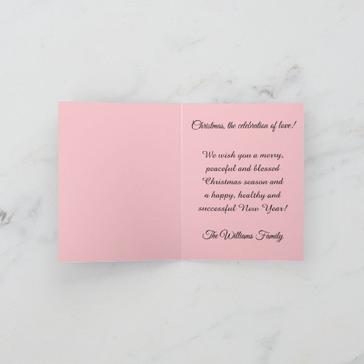 Santa Claus and Mrs. Claus celebrate X-Mas, fun  Feestdagen Kaart (Binnen)