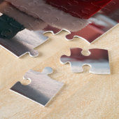 Santa Claus and Mrs. Claus celebrate X-Mas, fun Legpuzzel (Zijkant)