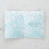 Santa Claus and reindeers whimsical Christmas Card Kaart (Binnen)