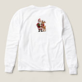 Santa Claus and Rudolph Cartoon (Achterkant)