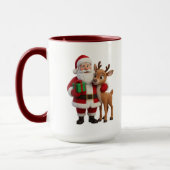 Santa Claus and Rudolph Cartoon Mok (Links)
