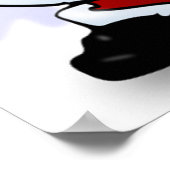 SANTA CLAUS AND RUDOLPH POSTER (Hoek)