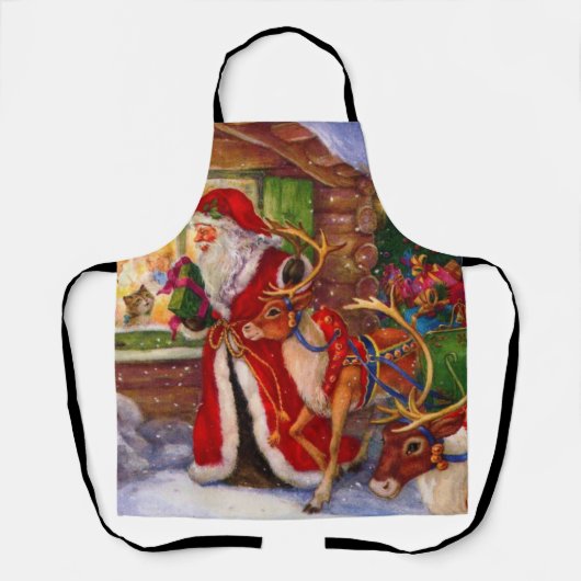 Santa claus and rudolph schort (Voorkant)