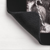 Santa Claus And Sasquatch Bigfoot Funny Joyful Sno Muismat (Hoek)