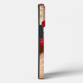 Santa claus and snowman in snowfall Case-Mate iPhone case (Achterkant / Rechts)