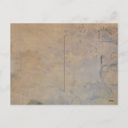 Santa Claus Antiek Kerstmis Feestdagenkaart (Achterkant)