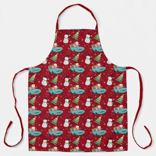 Santa Claus Apron Schort (Voorkant)