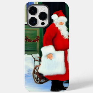 Santa Claus Artwork iPhone 14 Pro Max Hoesje