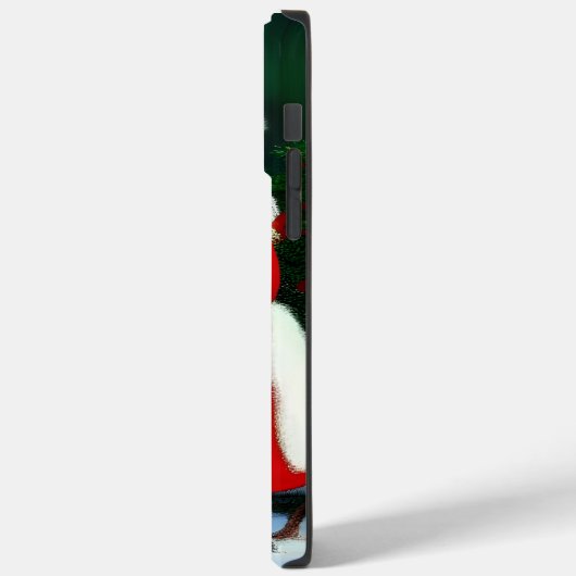 Santa Claus Artwork iPhone 14 Pro Max Hoesje (Achterkant / Links)