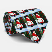 Santa Claus Artwork stropdas (Opgerold)