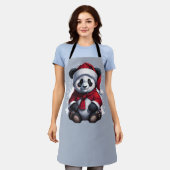 Santa Claus Baby Panda | Kerstmis Schort (Gedragen)