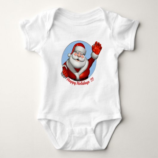 Santa Claus baby Romper (Voorkant)