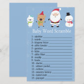 Santa Claus Baby word scramble game (Voorkant / Achterkant)