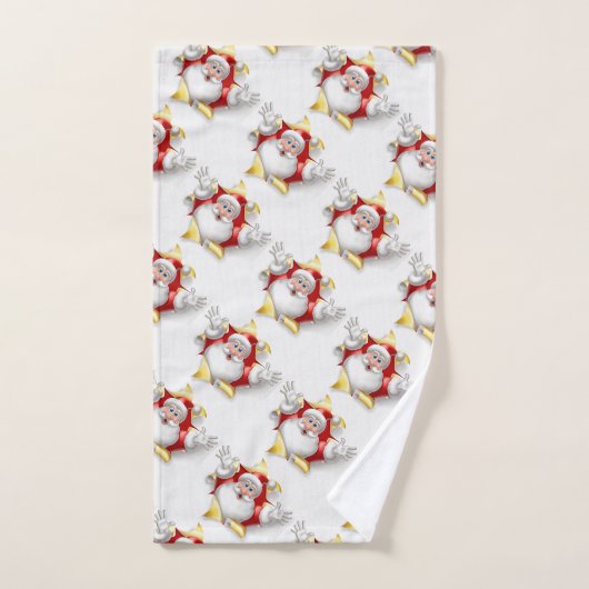 Santa Claus Bad Handdoek (Handdoek)