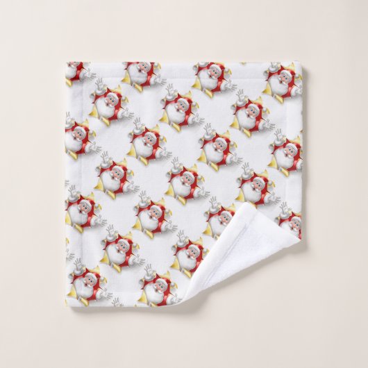 Santa Claus Bad Handdoek (Wasdoekje)
