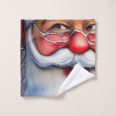 Santa Claus Bad Handdoek (Wasdoekje)