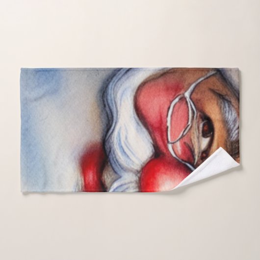 Santa Claus Bad Handdoek (Handdoek)