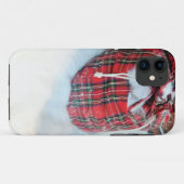 Santa Claus Bag in sneeuw Case-Mate iPhone Case (Achterkant (horizontaal))