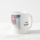 Santa Claus Bag in sneeuw Koffiemok (Voorkant rechts)