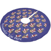 Santa Claus Bag van kerstcadeautjes personaliseren Kerstboom Rok (Gekanteld)