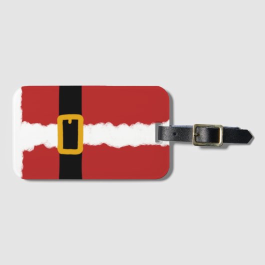 Santa Claus Bagagelabel (Voorkant (horizontaal))