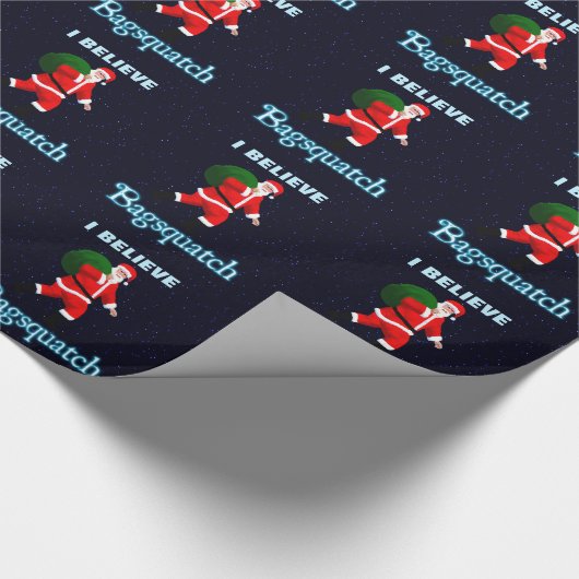 Santa Claus - Bagsquatch Cadeaupapier (Hoek)