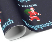 Santa Claus - Bagsquatch Cadeaupapier (Rol Hoek)