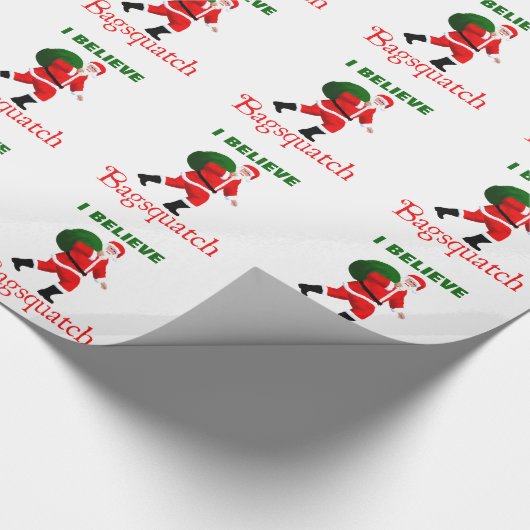 Santa Claus - Bagsquatch Cadeaupapier (Hoek)