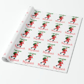 Santa Claus - Bagsquatch Cadeaupapier (Uitgerold)