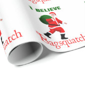 Santa Claus - Bagsquatch Cadeaupapier (Rol Hoek)