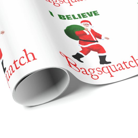 Santa Claus - Bagsquatch Cadeaupapier (Rol Hoek)