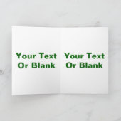 Santa Claus - Bagsquatch Feestdagen Kaart (Binnen)