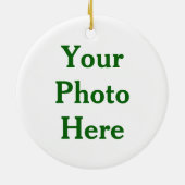 Santa Claus - Bagsquatch Keramisch Ornament (Achterkant)