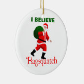 Santa Claus - Bagsquatch Keramisch Ornament (Rechts)