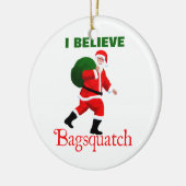 Santa Claus - Bagsquatch Keramisch Ornament (Links)