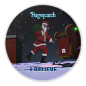 Santa Claus - Bagsquatch Keramische Knop (Voorkant)