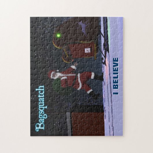 Santa Claus - Bagsquatch Legpuzzel (Verticaal)