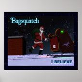 Santa Claus - Bagsquatch Poster (Voorkant)