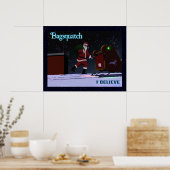 Santa Claus - Bagsquatch Poster (Keuken)